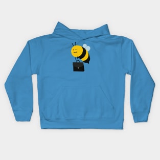 Kawaii Working Bee Kids Hoodie